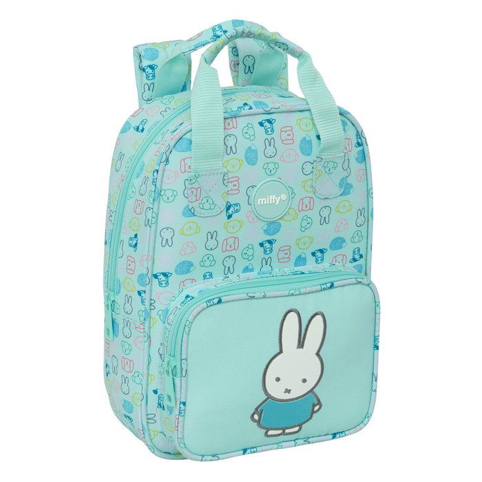 Safta Mochila Infantil Miffy Friends Reciclada y Repelente al Agua