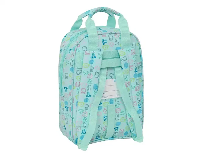Safta Mochila Infantil Miffy Friends Reciclada y Repelente al Agua