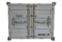 DKD Home Decor Botellero Vintage Gris Metal y MDF 41 x 64 x 77 cm