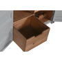 DKD Home Decor Botellero Container Gris