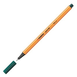 Stabilo Rotulador Point 88 punta de fibra 0,4 mm verde pino