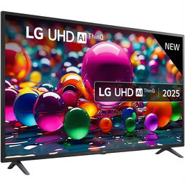 LG 55UA75006LA Televisor 55 Pulgadas 4K UHD LED 16:9 60Hz Smart TV webOS a7 Gen8 HDMI x3 USB x2 WiFi Negro