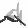 Aisens Soporte de Pared Pro con Contrapeso Giratorio e Inclinable para Monitor/TV 17-32 Pulgadas Negro