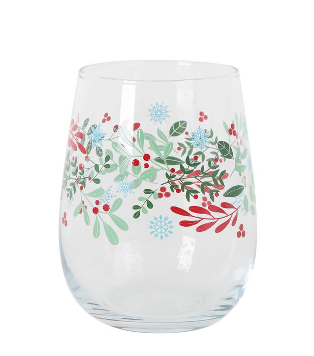 LAV Vaso Gaia Winter Bl, 475 ml, Modelo GAI365SB5017ATD, 7 x 11.5 x 7 cm (24 Unidades)