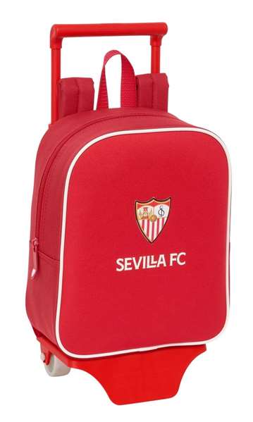 Safta Mochila Infantil 232+carro 805 Resistente Agua Sevilla Fc 22x27x10 Cm