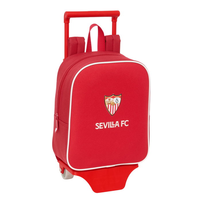 Safta Set de Mochila 232 y Carro 805 Sevilla F.C. Resistente al Agua