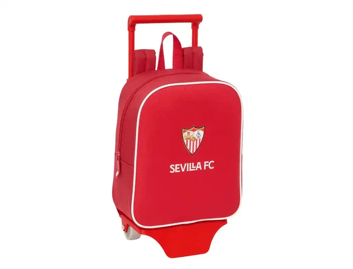 Safta Set de Mochila 232 y Carro 805 Sevilla F.C. Resistente al Agua