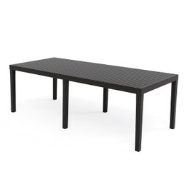 Ipae Progarden Mesa extensible Indo color antracita para exterior 90 x 150 - 220 x 72 cm