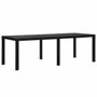Ipae Progarden Mesa extensible Indo color antracita para exterior 90 x 150 - 220 x 72 cm