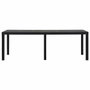 Ipae Progarden Mesa extensible Indo color antracita para exterior 90 x 150 - 220 x 72 cm