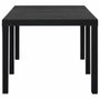 Ipae Progarden Mesa extensible Indo color antracita para exterior 90 x 150 - 220 x 72 cm