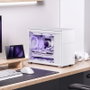 Jonsbo D31 Micro-ATX con cristal templado, blanco