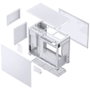 Jonsbo D31 Micro-ATX con cristal templado, blanco