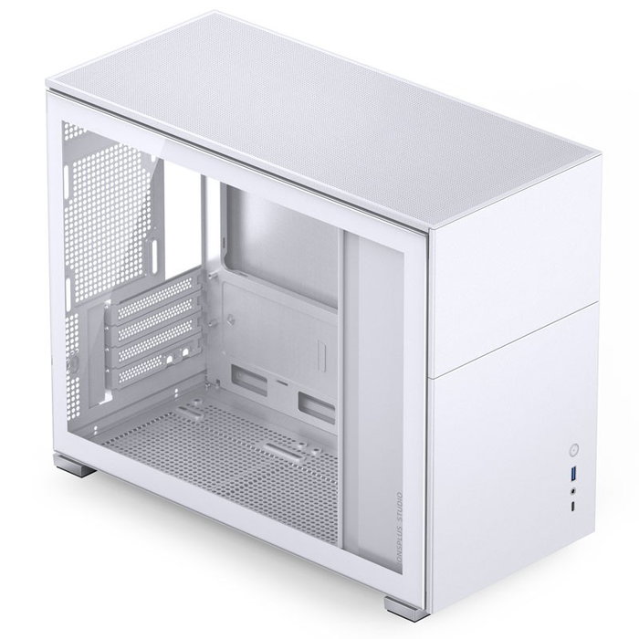 Jonsbo D31 Micro-ATX con cristal templado, blanco