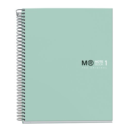 Bloc Miquelrius The Original Notebook 1 Micro.Tapa Extra A5 80H 90G Cuadric.5X5 Verde Aqua (Set de 5) Bloc Miquelrius The Original Notebook 1 Micro.Tapa Extra A5 80H 90G Cuadric.5X5 Verde Aqua (Set de 5)