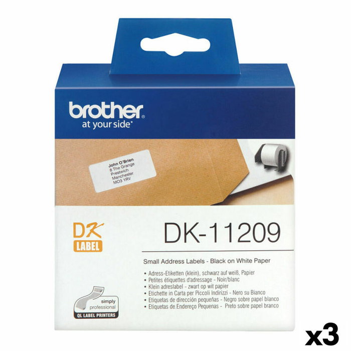 Brother Rollo de Etiquetas DK11209 62x29 mm (800 uds.)