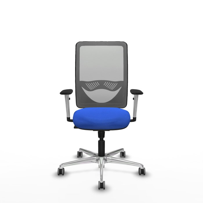 PIQUERAS Y CRESPO Silla de oficina Zulema con mecanismo Sincro, Azul y Gris PIQUERAS Y CRESPO Silla de oficina Zulema con mecanismo Sincro, Azul y Gris