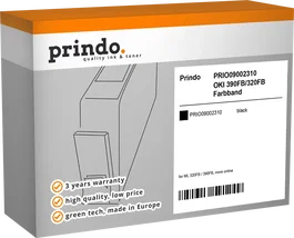 Prindo Basic Cinta nylon negro
