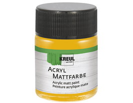Kreul Pintura acrílica amarillo oro mate 50ml