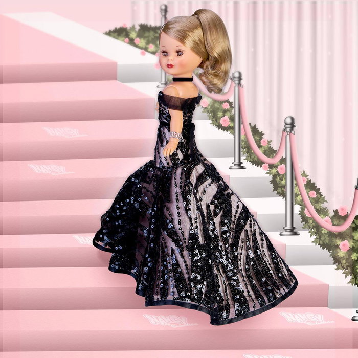 Nancy Nancy Nac53000 Edición Especial 55 Aniversario Colección Gala Muñeca con Vestido de Gala Negro y Certificado de Autenticidad Nancy Nancy Nac53000 Edición Especial 55 Aniversario Colección Gala Muñeca con Vestido de Gala Negro y Certificado de Autenticidad