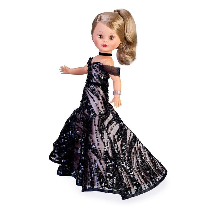 Nancy Nancy Nac53000 Edición Especial 55 Aniversario Colección Gala Muñeca con Vestido de Gala Negro y Certificado de Autenticidad Nancy Nancy Nac53000 Edición Especial 55 Aniversario Colección Gala Muñeca con Vestido de Gala Negro y Certificado de Autenticidad