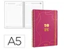 Liderpapel Agenda de oficina 2027 día por página A5 Rosa