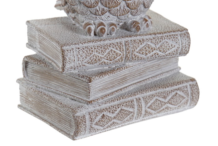 DKD Home Decor Figura de Búho Decape en Resina, Blanco, Pack de 3 DKD Home Decor Figura de Búho Decape en Resina, Blanco, Pack de 3