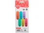 Liderpapel Rotulador Mini Fluorescente Pastel Punta Biselada Estuche 6 Unidades Colores Surtidos Trazo 1-4 mm