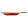 Le Creuset Sartén de Parrilla Cuadrada de Hierro Fundido 26 cm Rojo Horno
