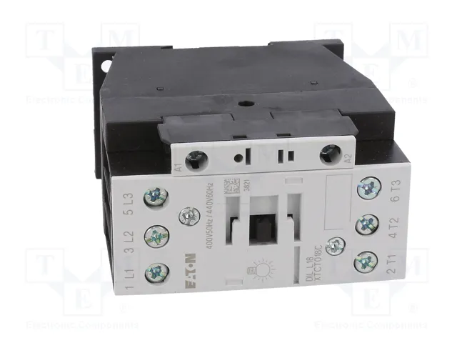 EATON ELECTRIC Contactor DILL18 3-polar 18A 400VAC