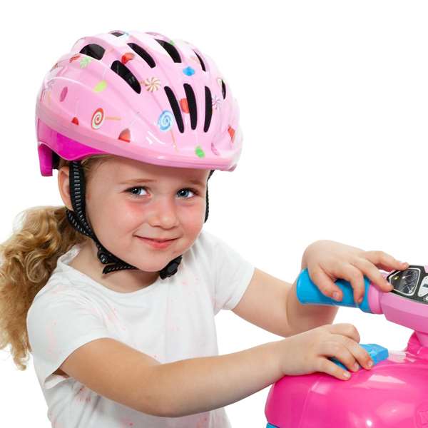 Molto Casco Infantil Rosa Talla 48-53 cm para Niños de 2 a 5 Años