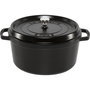 Staub La Cocotte 28cm Redonda Negra en Hierro Fundido