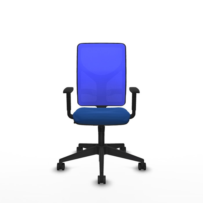PIQUERAS Y CRESPO Silla de oficina Motilla Azul con Mecanismo Sincro