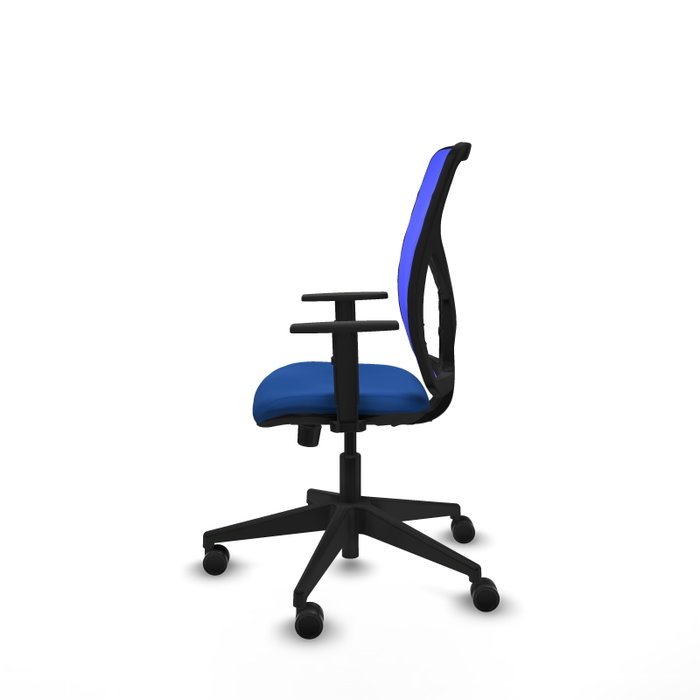 PIQUERAS Y CRESPO Silla de oficina Motilla Azul con Mecanismo Sincro