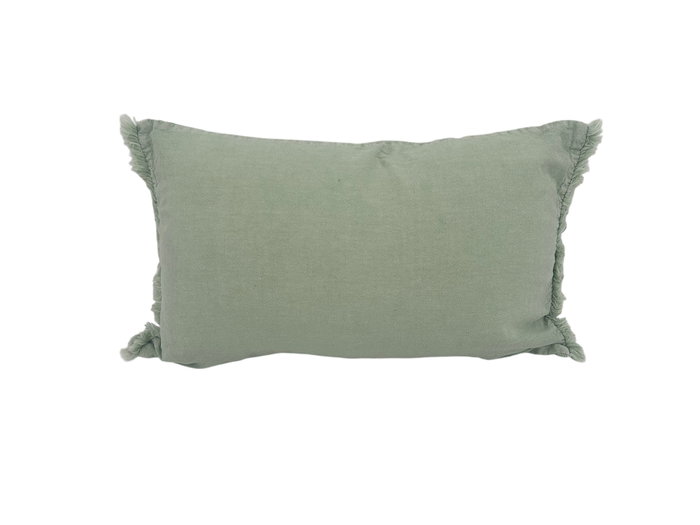 DKD Home Decor Cojines Cushions 2c25 Boho Verde Menta (2 Unidades)