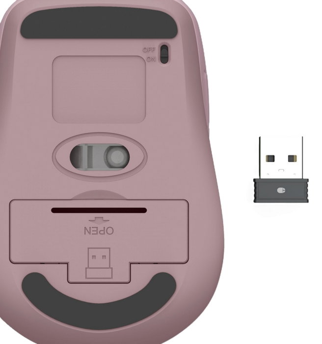 Hama WM-450 Rosa Ratón Inalámbrico con diseño polaco