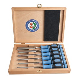 Kirschen Juego de formones Firmer 1108 HK de 6 piezas en caja de madera