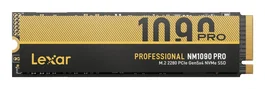 Lexar Professional NM1090 PRO Disco SSD NVMe M.2 2280 - 2 TB, PCI Express 5.0 x4, Lectura 14000 MB/s, Escritura 13000 MB/s, 3D TLC NAND - LNM109P002T-RN