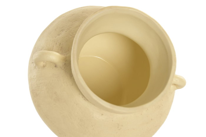 DKD Home Decor Jarrón de Cerámica Crema Dune DKD Home Decor Jarrón de Cerámica Crema Dune