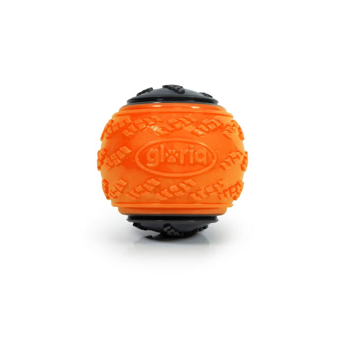 Play And Run Pelota Mega Squeaker L 8.89 cm Naranja-Gris para Perros Play And Run Pelota Mega Squeaker L 8.89 cm Naranja-Gris para Perros