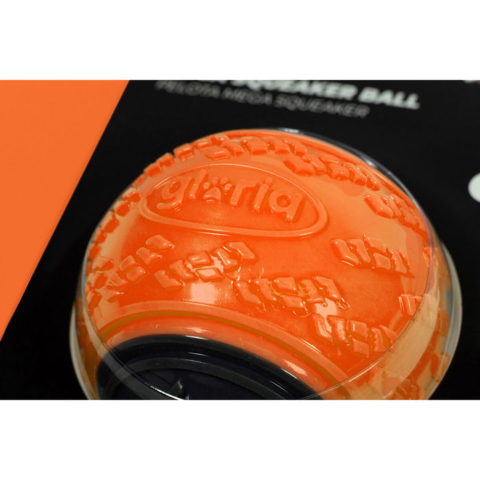 Play And Run Pelota Mega Squeaker L 8.89 cm Naranja-Gris para Perros Play And Run Pelota Mega Squeaker L 8.89 cm Naranja-Gris para Perros