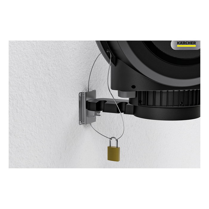 Kärcher HBX 4.20 Enrollador de manguera automático de pared, 20 m, Negro Kärcher HBX 4.20 Enrollador de manguera automático de pared, 20 m, Negro