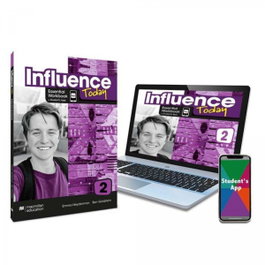 MACMILLAN INFLUENCE TODAY 2 Essential Workbook, Competence Evaluation Tracker y Student's App