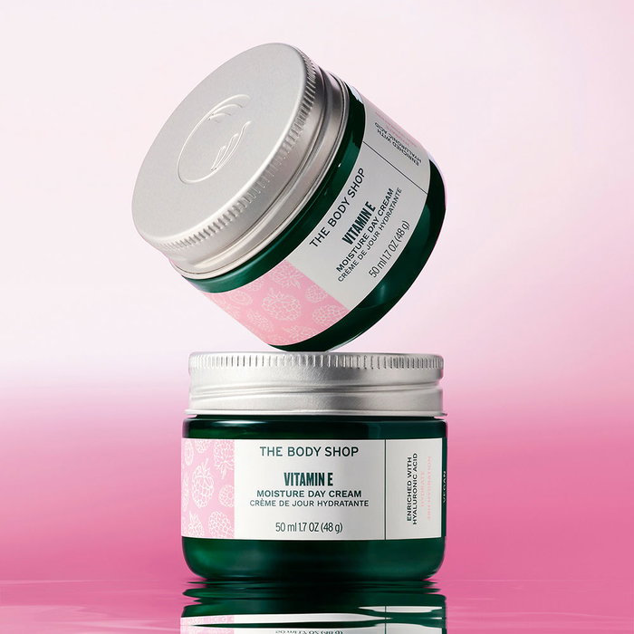 The Body Shop Crema Facial Hidratante con Vitamina E y Aceite de Frambuesa 50 ml The Body Shop Crema Facial Hidratante con Vitamina E y Aceite de Frambuesa 50 ml