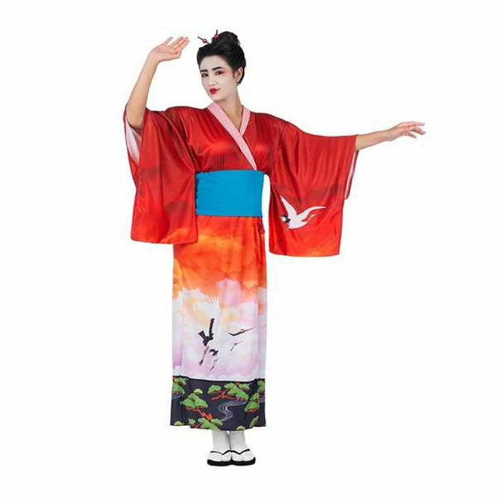 My Other Me Disfraz adulto Geisha Rojo Talla L My Other Me Disfraz adulto Geisha Rojo Talla L