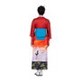 My Other Me Disfraz adulto Geisha Rojo Talla L