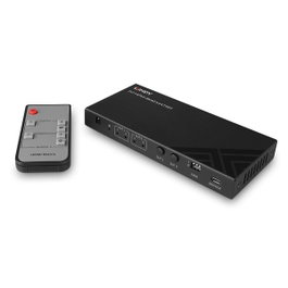Lindy 2x2 HDMI 8K60 Matrix con soporte HDR y audio TosLink