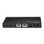 Lindy 38313 Matriz de Conmutación AV 4K/8K HDMI 2.1, 2 Entradas 2 Salidas, 40 Gbit/s, Salida Audio Óptico y Analógico, con Mando a Distancia