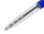 Q-connect Bolígrafo Retráctil Diseño Fino Clip, Tinta Aceite 0,7 mm, Color Azul