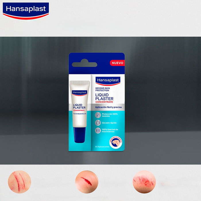 Hansaplast Second Skin Protection Apósito Líquido Concentrado para Heridas, 1 Unidad Hansaplast Second Skin Protection Apósito Líquido Concentrado para Heridas, 1 Unidad